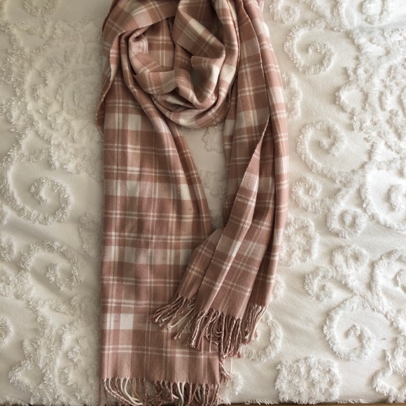 Warm Check Oversized Scarf